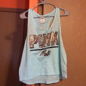 New with tags pink Victoria secret tank top teal